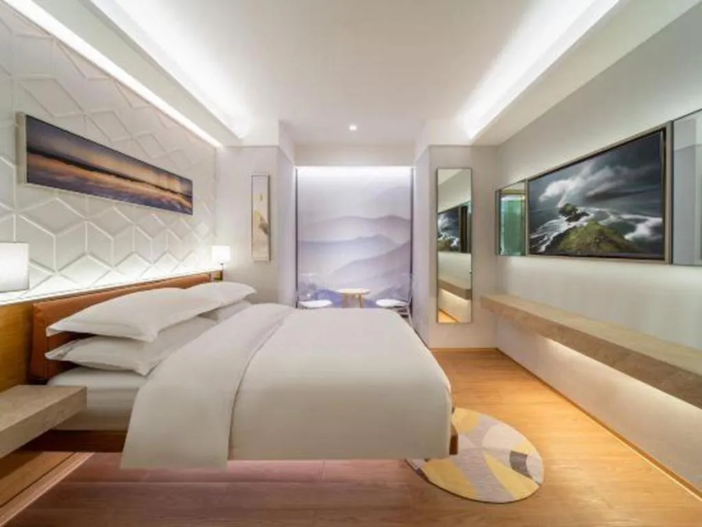 Bed in H-Hotel Riverside Chengdu