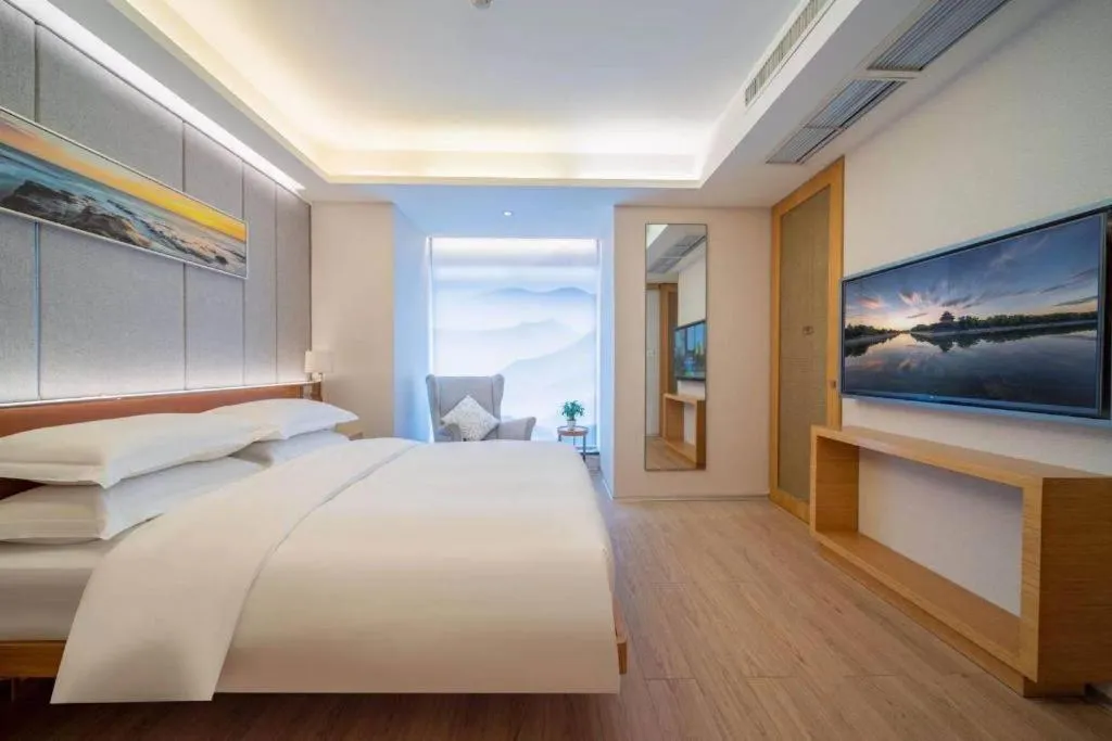 Bed in H-Hotel Riverside Chengdu