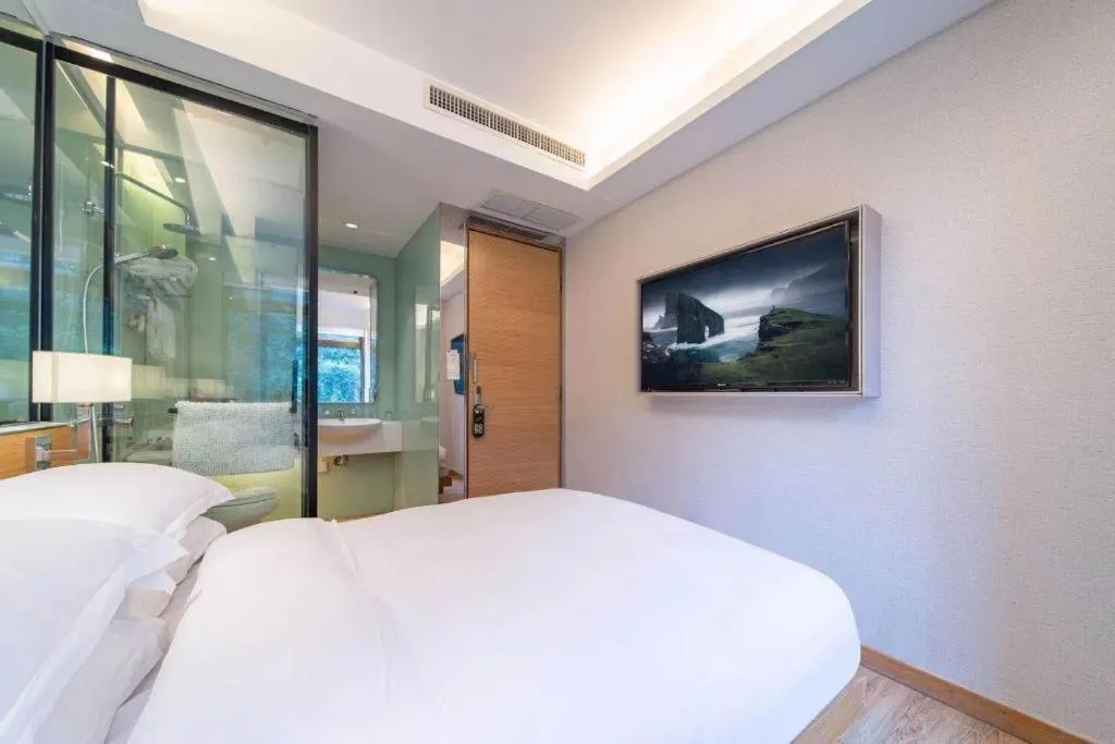 Bed in H-Hotel Riverside Chengdu