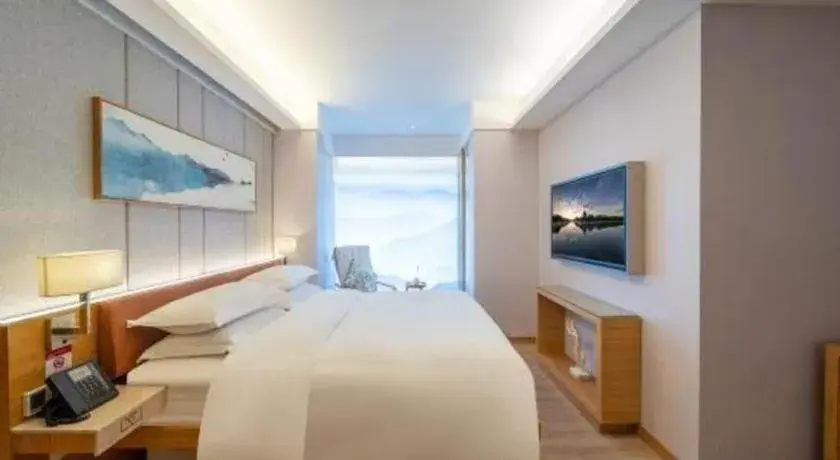 Bed in H-Hotel Riverside Chengdu Bed in H-Hotel Riverside Chengdu