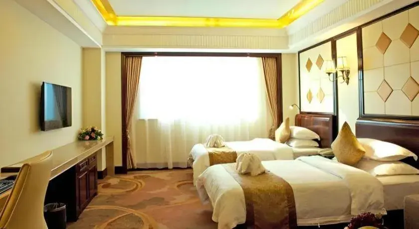 Bed in Sun City Hotel Haikou Bed in Sun City Hotel Haikou