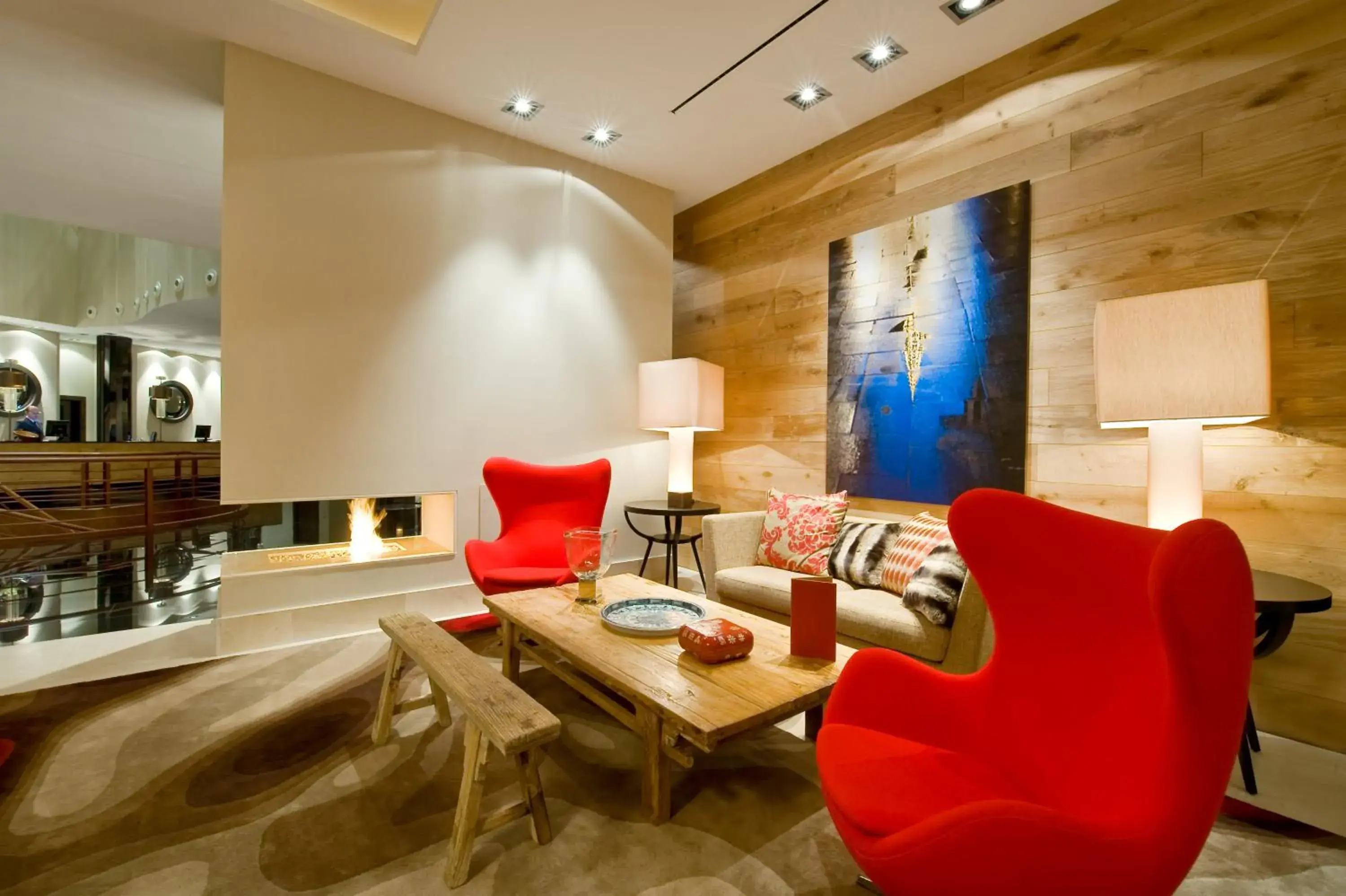 Lobby or reception in URH Hotel Spa Zen Balagares Lobby or reception in URH Hotel Spa Zen Balagares