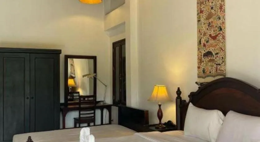 Bed in Nam Ou Riverside Resort