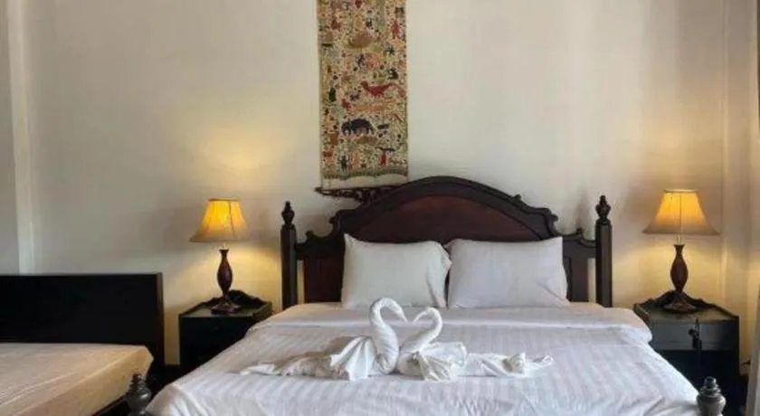 Bed in Nam Ou Riverside Resort