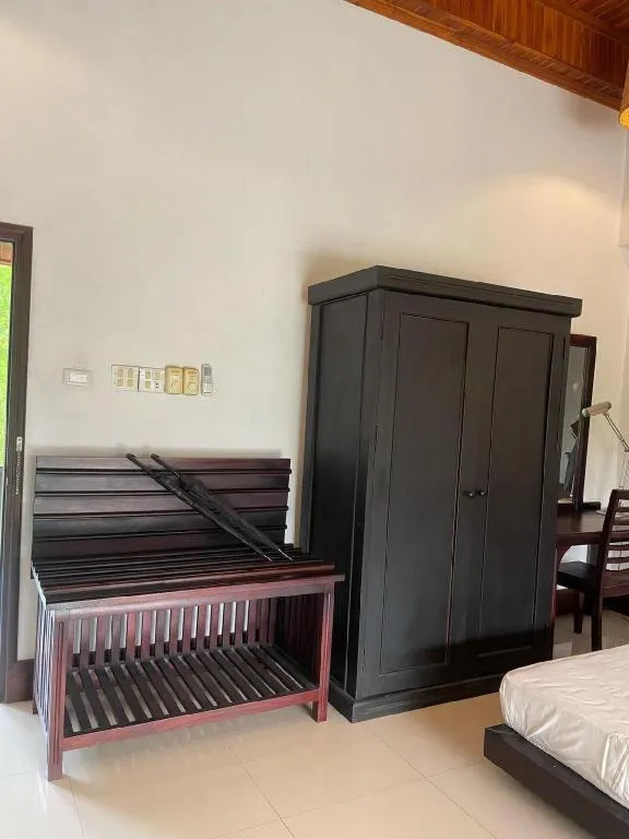 Bed in Nam Ou Riverside Resort