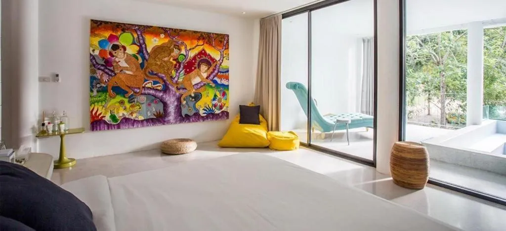 Bed in Villa Moreeda