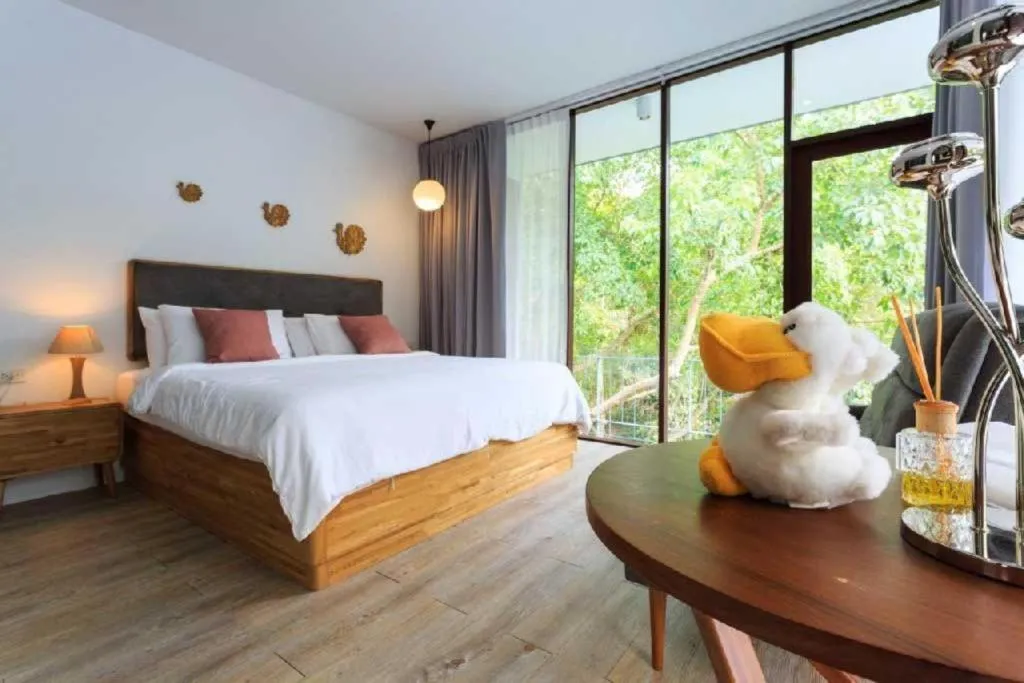 Bed in Villa Moreeda