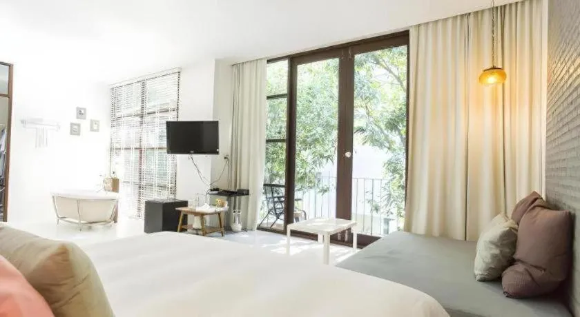 Bed in Villa Moreeda