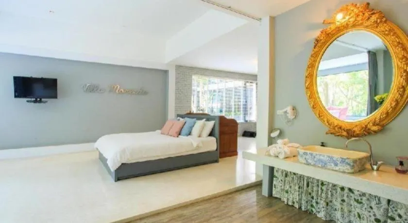 Bed in Villa Moreeda