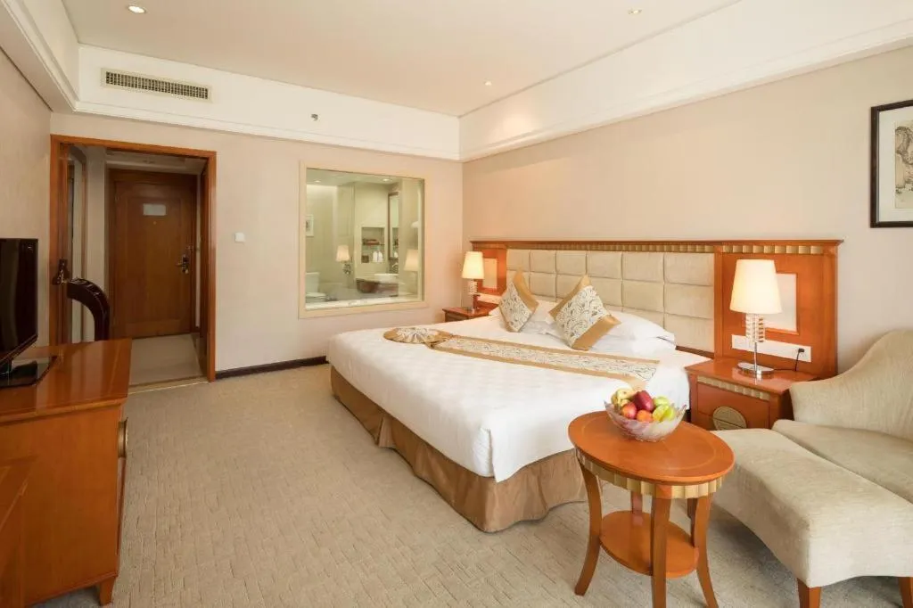 Bed in Zhangjiajie Qinghe Jinjiang International Hotel