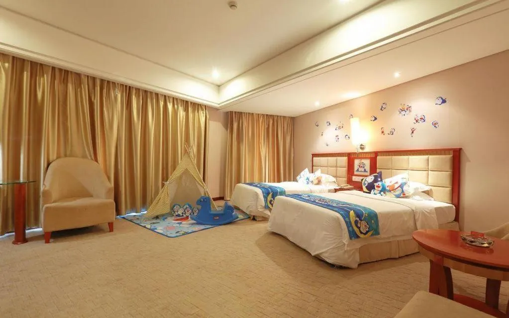 Bed in Zhangjiajie Qinghe Jinjiang International Hotel