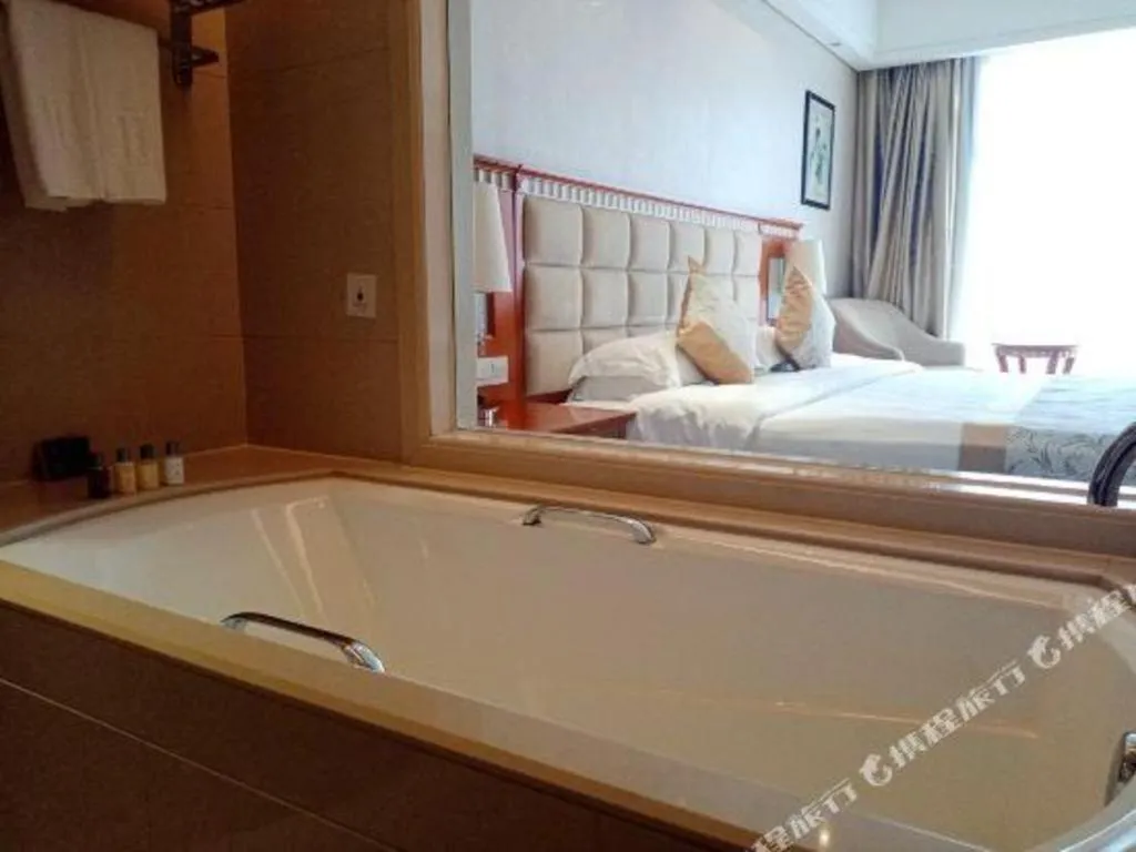 Bed in Zhangjiajie Qinghe Jinjiang International Hotel