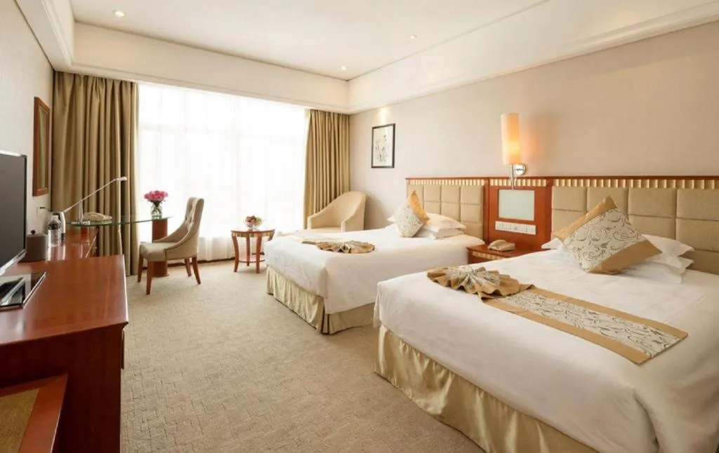 Bed in Zhangjiajie Qinghe Jinjiang International Hotel