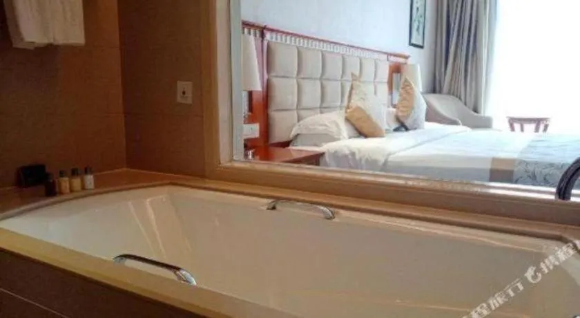 Bed in Zhangjiajie Qinghe Jinjiang International Hotel