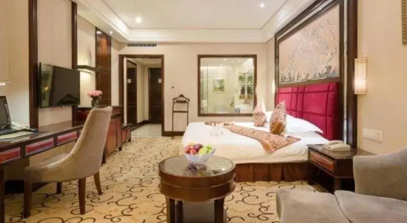 Bed in Zhangjiajie Qinghe Jinjiang International Hotel Bed in Zhangjiajie Qinghe Jinjiang International Hotel