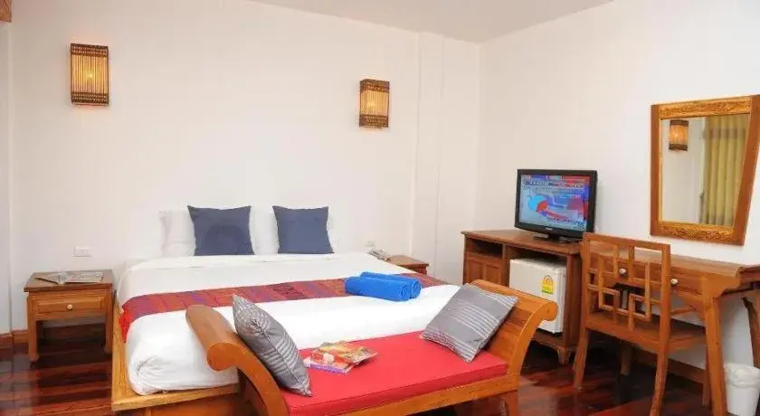 Bed in Sukkasem Hotel Bed in Sukkasem Hotel