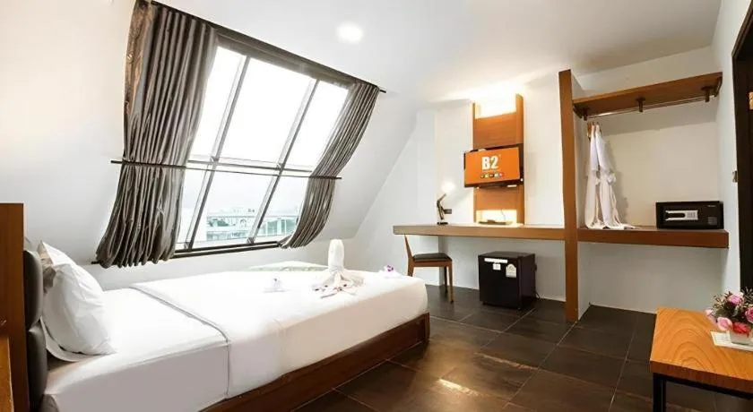 Bed in B2 Bangkok Srinakharin Boutique & Budget Hotel