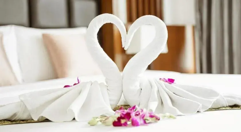 Bed in B2 Bangkok Srinakharin Boutique & Budget Hotel Bed in B2 Bangkok Srinakharin Boutique & Budget Hotel