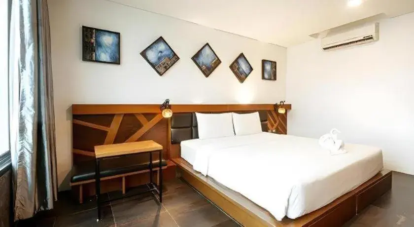 Bed in B2 Bangkok Srinakharin Boutique & Budget Hotel Bed in B2 Bangkok Srinakharin Boutique & Budget Hotel