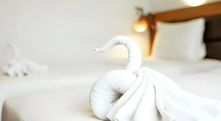 Bed in B2 Bangkok Srinakharin Boutique & Budget Hotel Bed in B2 Bangkok Srinakharin Boutique & Budget Hotel