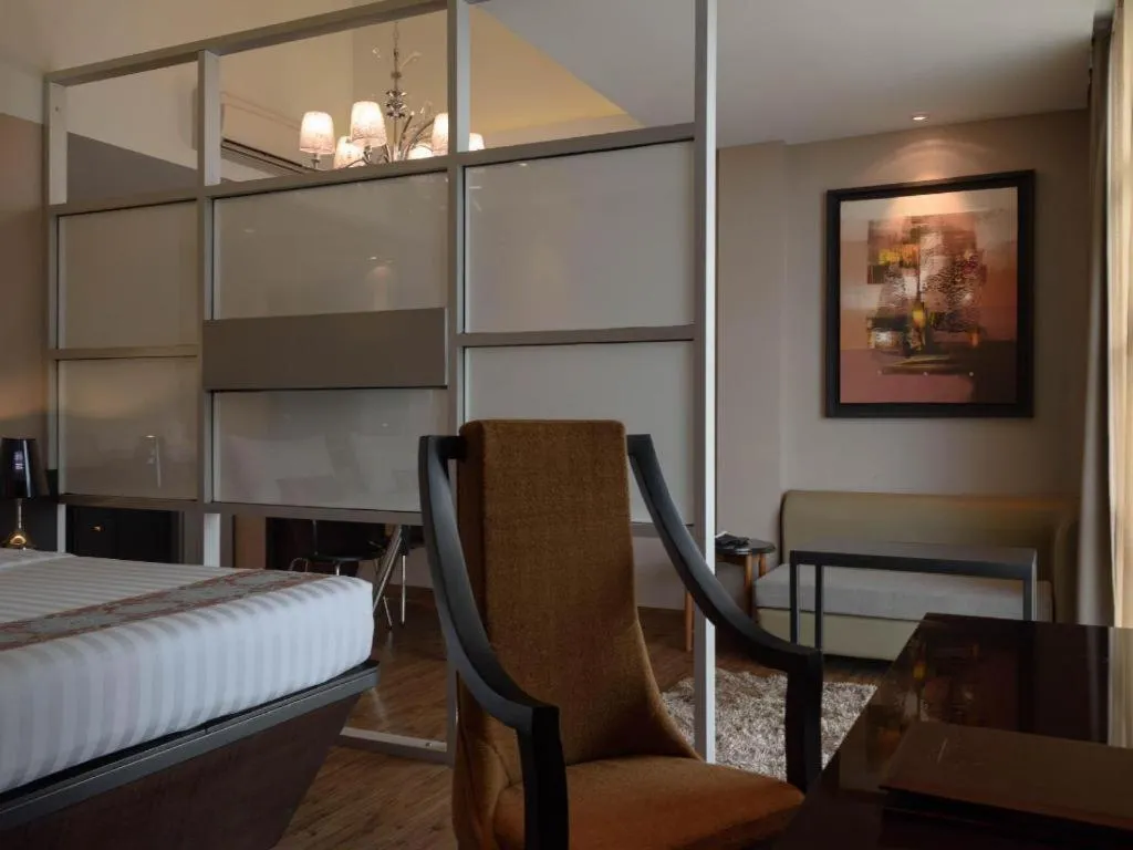 Bed in Gajahmada Avara Boutique Hotel