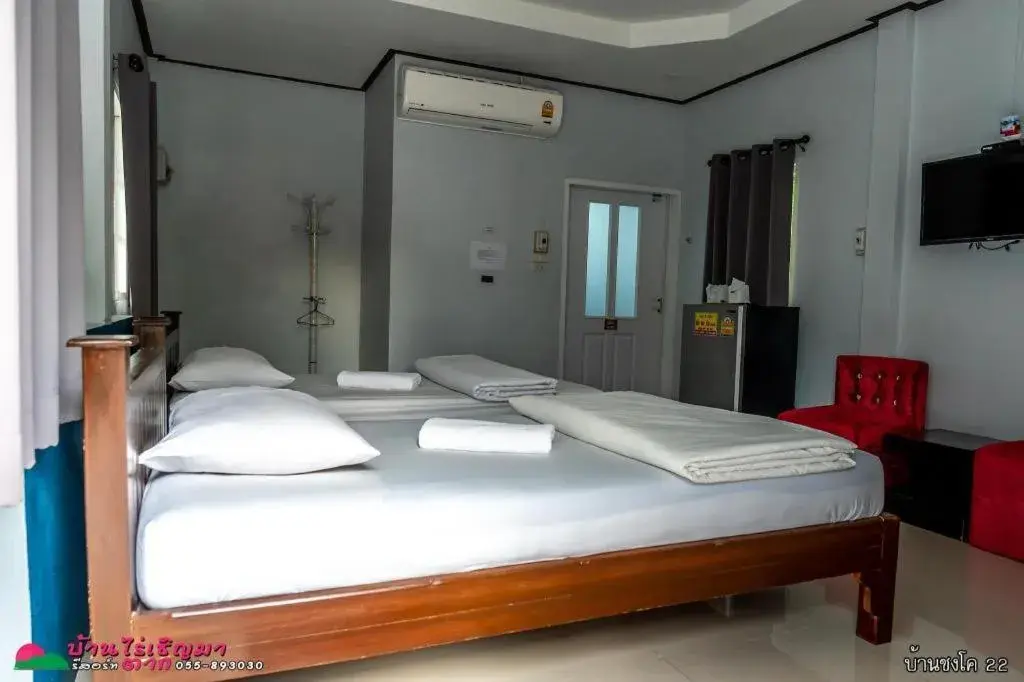 Bed in BanRai ChernMa Resort Bed in BanRai ChernMa Resort