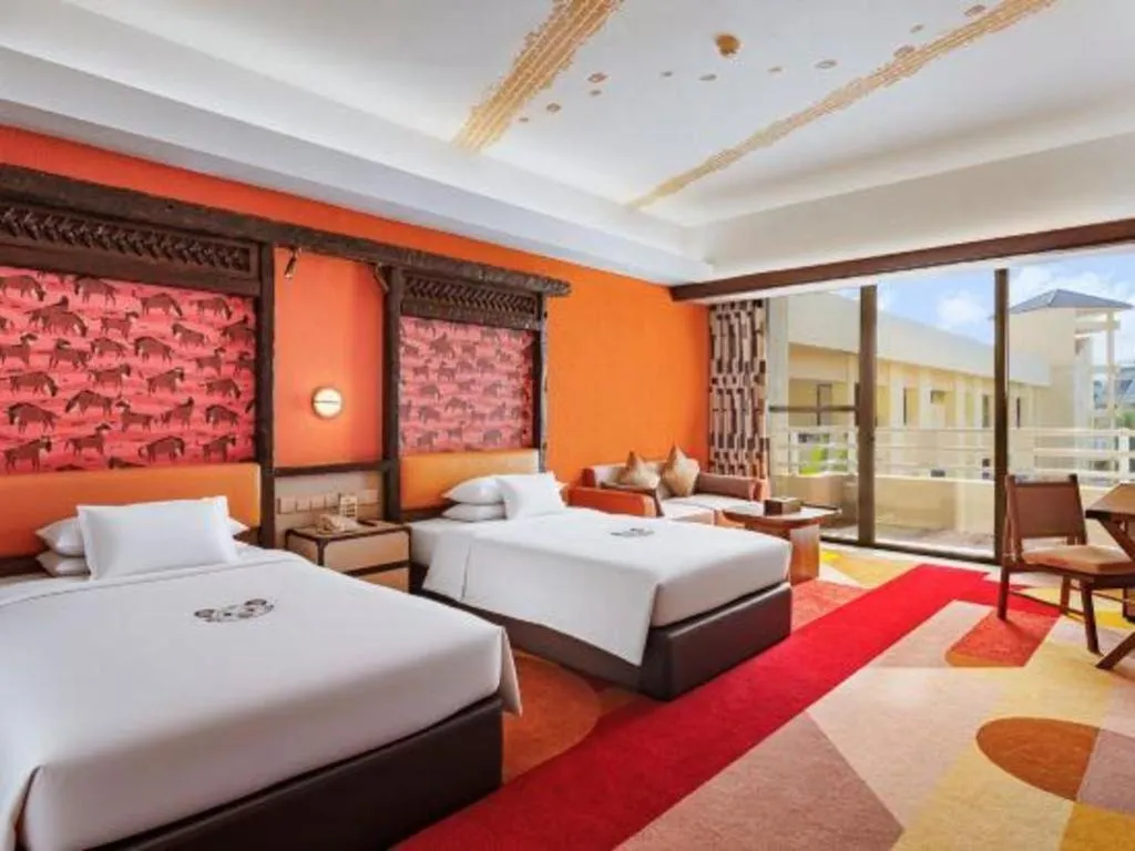 Bed in Chimelong Hotel