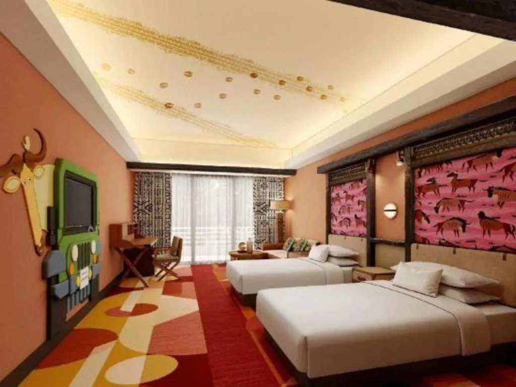 Bed in Chimelong Hotel