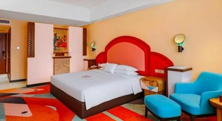 Bed in Chimelong Hotel