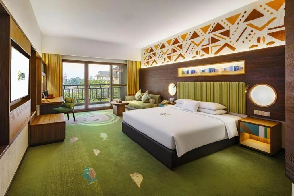 Bed in Chimelong Hotel