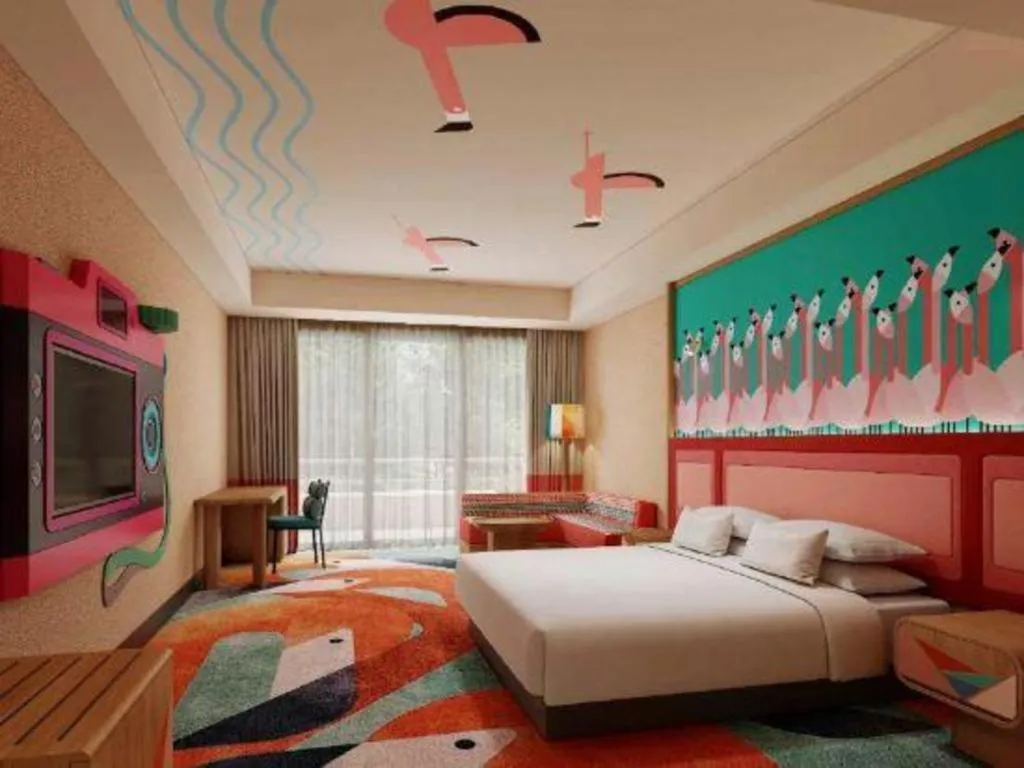 Bed in Chimelong Hotel