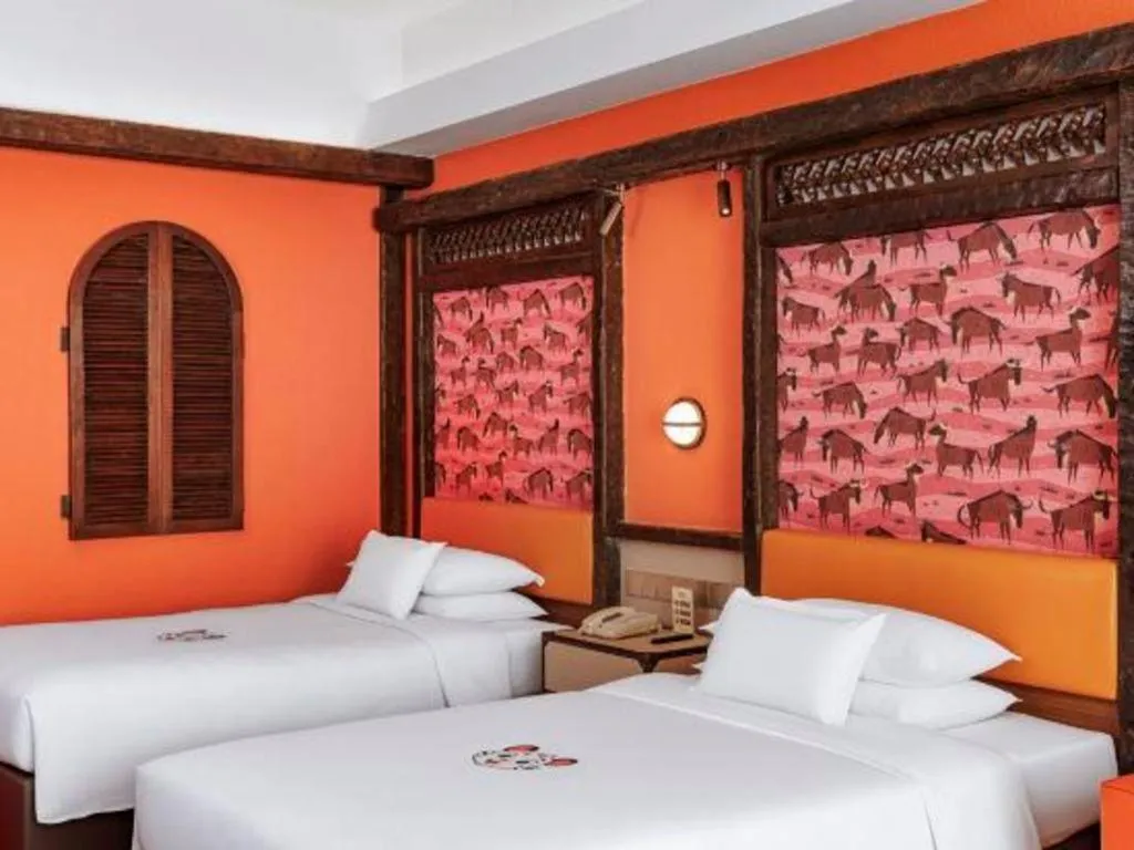 Bed in Chimelong Hotel