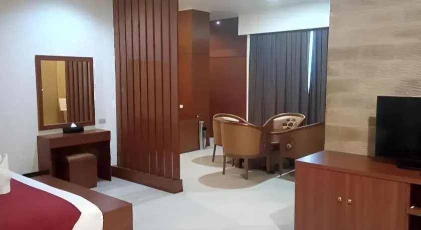 Bed in Garuda Hotel Pontianak Bed in Garuda Hotel Pontianak