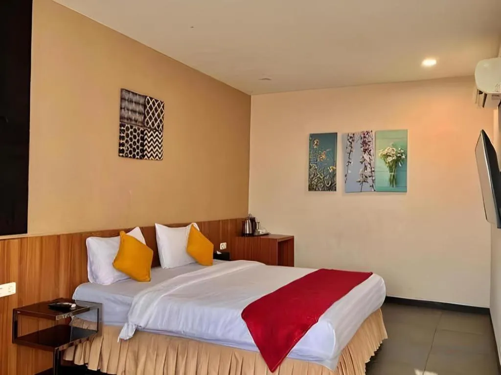 Bed in Garuda Hotel Pontianak