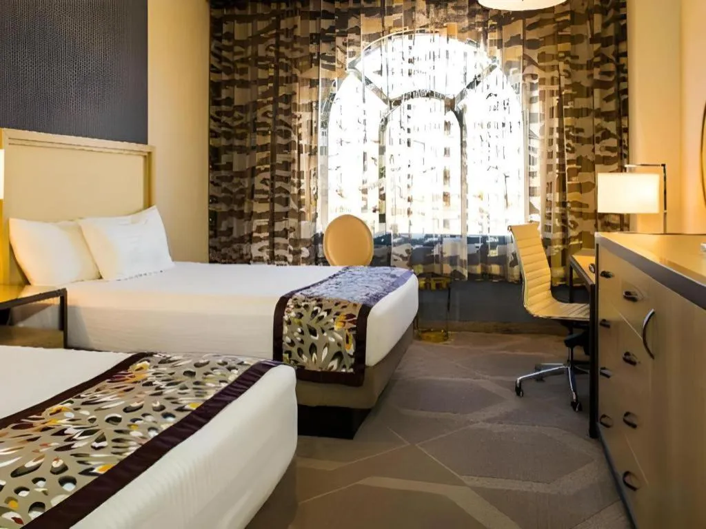 Bed in Sam's Town Hotel and Gambling Hall