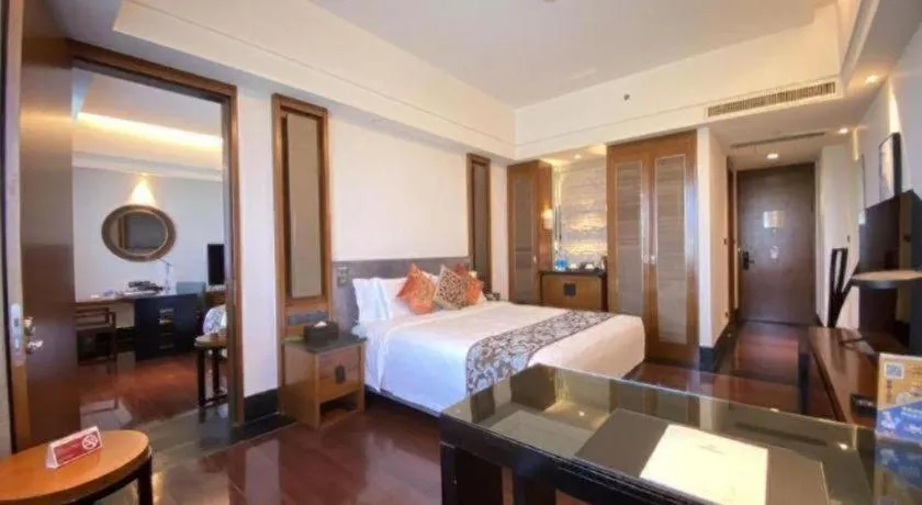 Bed in Worldhotel Grand Dushulake Suzhou