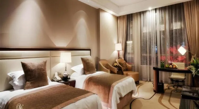 Bed in Royal Tulip Hotel Zhujiajiao Shanghai