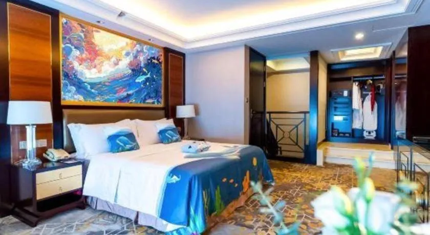 Bed in Royal Tulip Hotel Zhujiajiao Shanghai