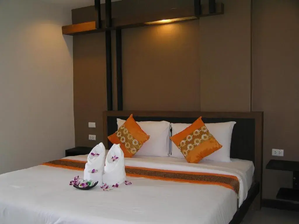 Bed in The Impress Khonkaen Hotel Bed in The Impress Khonkaen Hotel