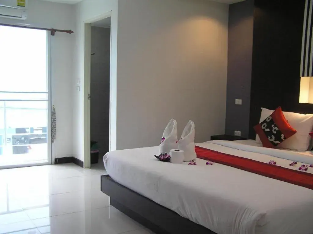 Bed in The Impress Khonkaen Hotel Bed in The Impress Khonkaen Hotel