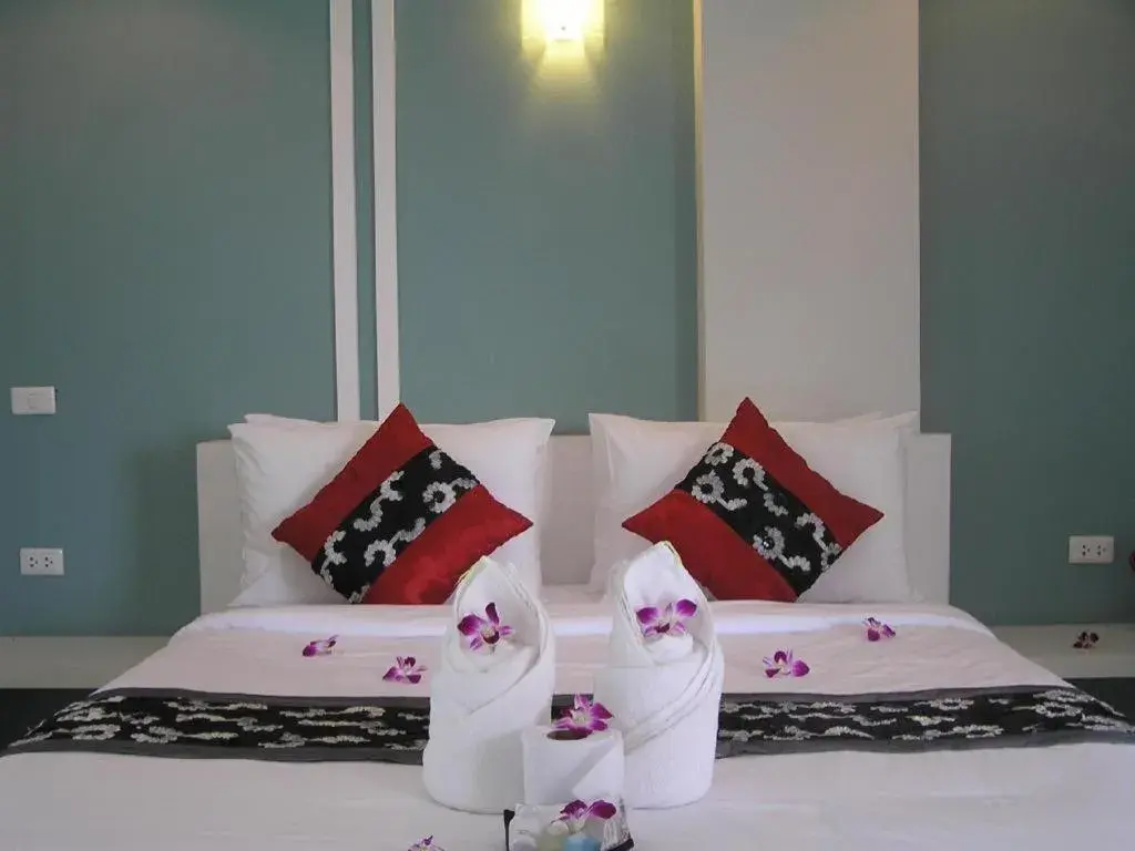 Bed in The Impress Khonkaen Hotel Bed in The Impress Khonkaen Hotel