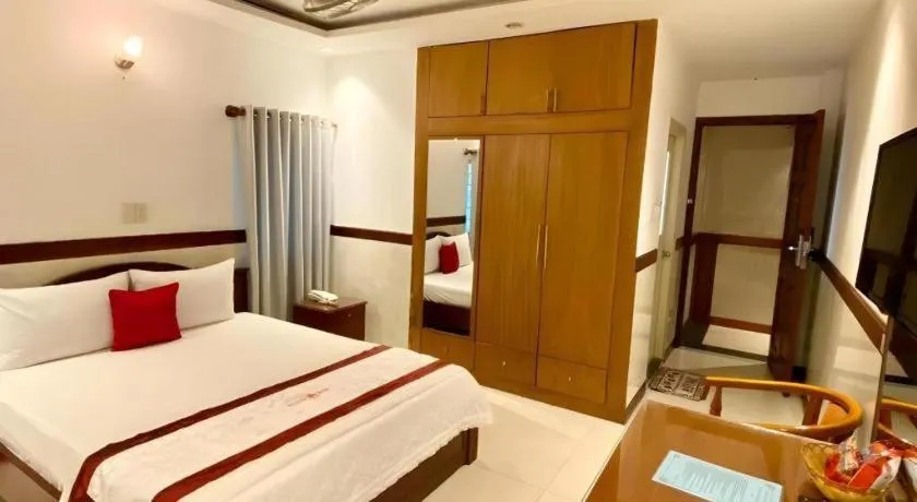 Bed in Ha Oanh Hotel