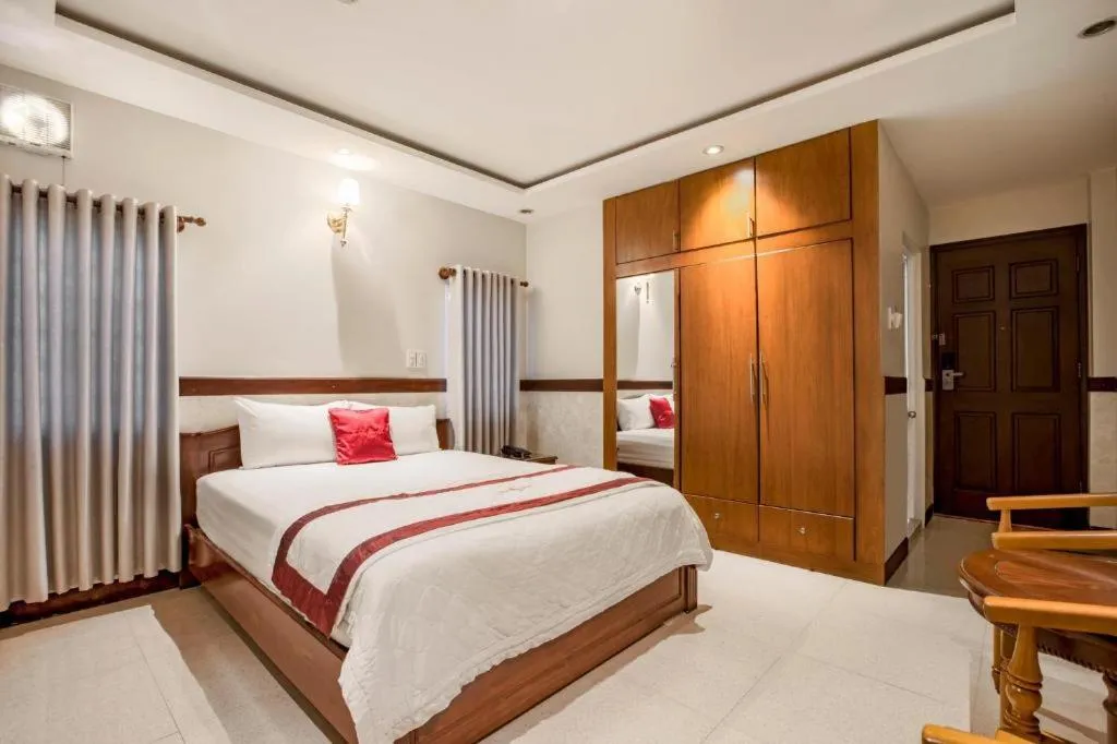 Bed in Ha Oanh Hotel