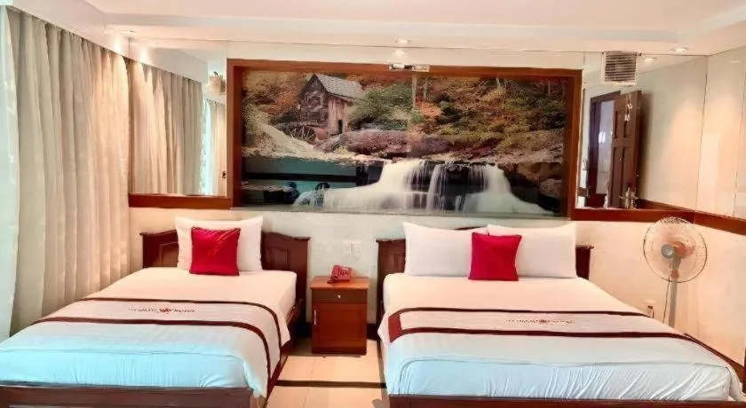 Bed in Ha Oanh Hotel