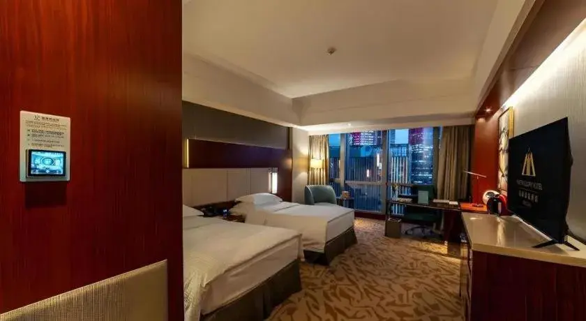 Bed in Kun Tai Glory Hotel Beijing Wangjing Bed in Kun Tai Glory Hotel Beijing Wangjing