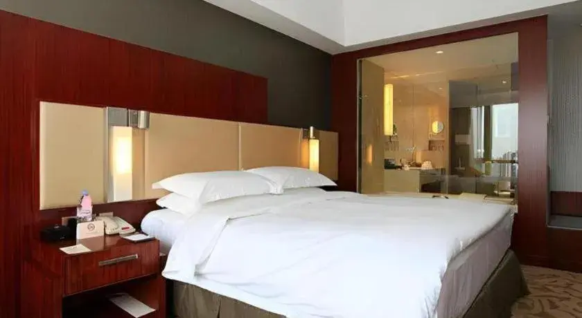 Bed in Kun Tai Glory Hotel Beijing Wangjing Bed in Kun Tai Glory Hotel Beijing Wangjing