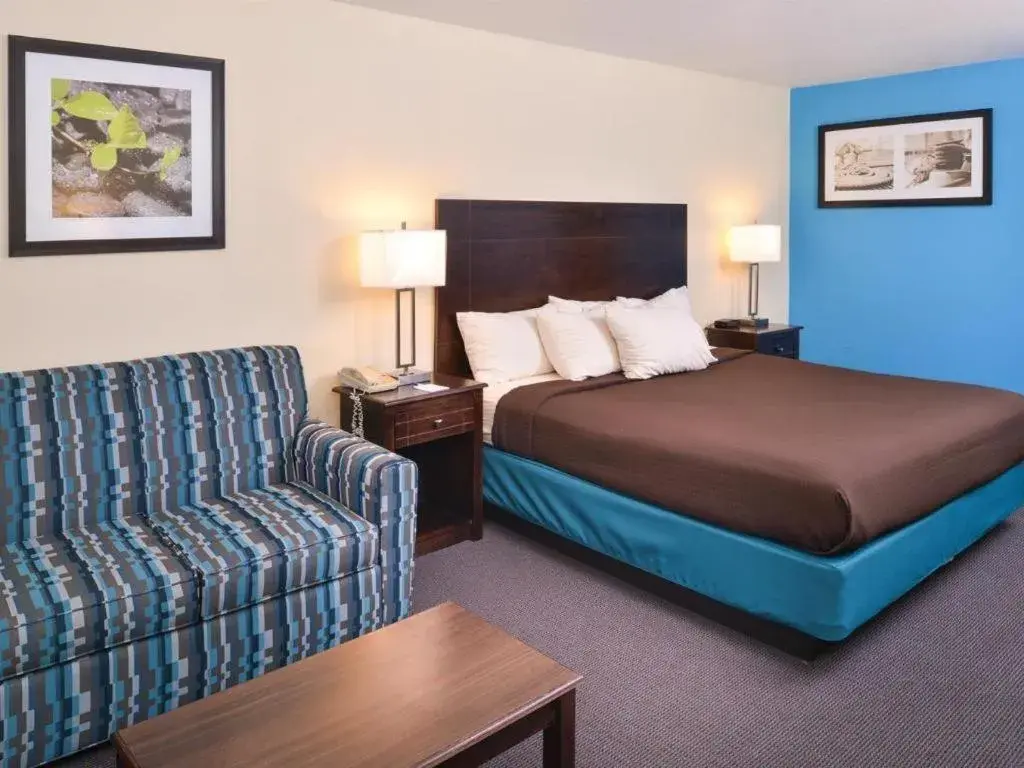 Bed in Americas Best Value Inn Batesville Bed in Americas Best Value Inn Batesville