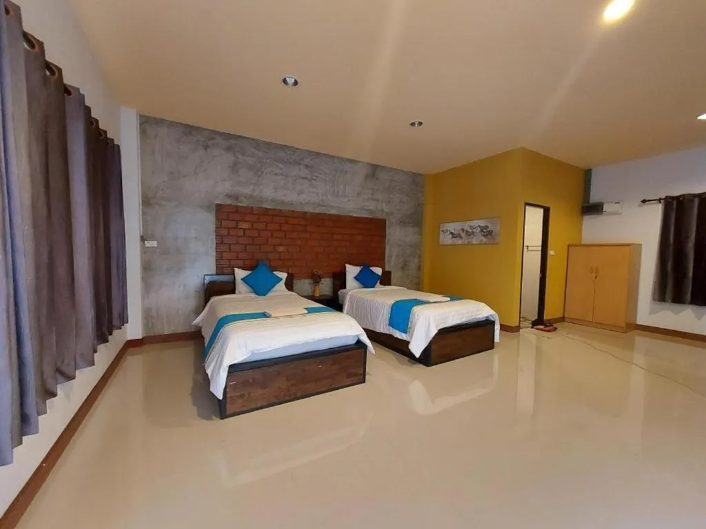 Bed in Ban Naam Resort