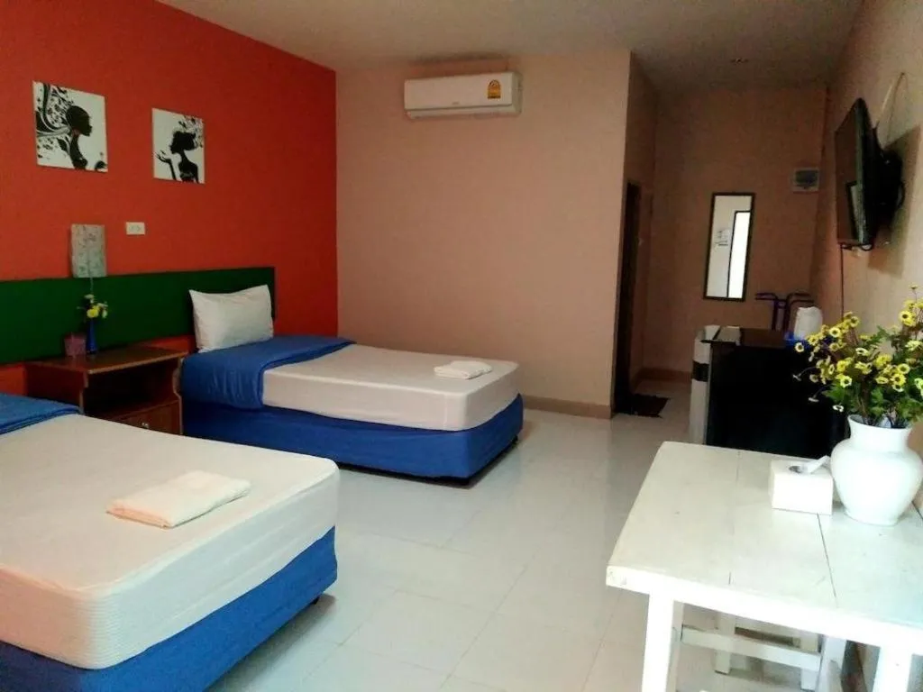 Bed in Ban Naam Resort