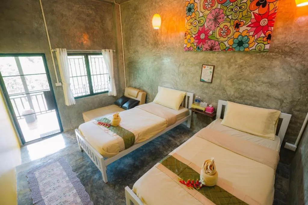 Bed in Raisongrao Resort Khao Kho